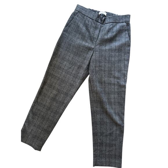 Aritzia Babaton Women’s Wool Cashmere Plaid Cropped Pant Size 4 - Picture 7 of 10